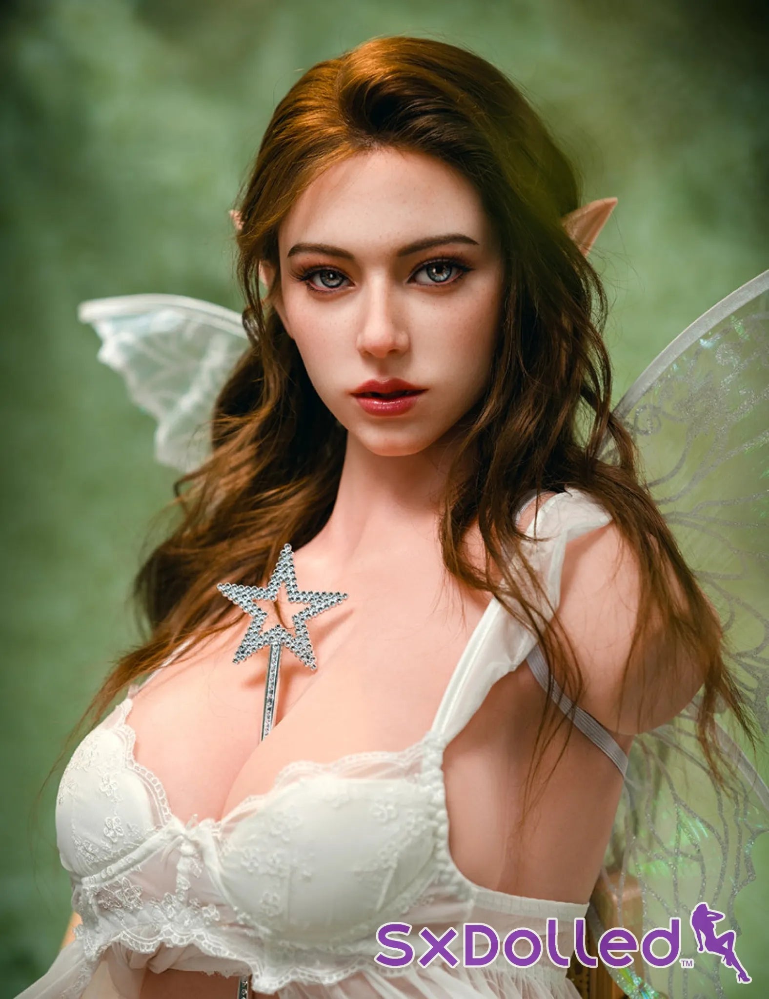 Lindsay A (E-Cup) (110cm) | Fairy Sex Doll Torso | Top CY Doll E-Cup / 110cm / Brunette Sex Torso