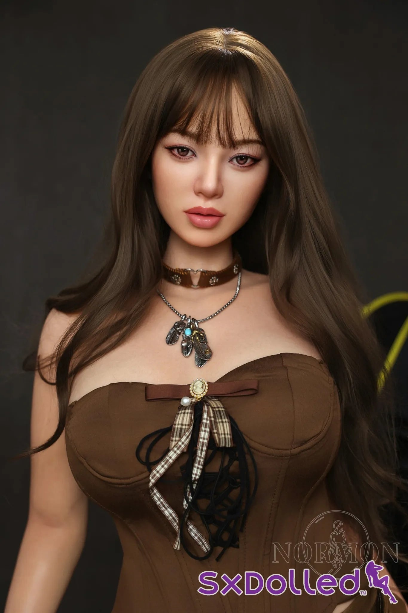 Lisa B (E-Cup) (175cm) | Brunette Thick Tall Sex Doll | Normon Doll E-Cup / 175cm / Brunette Sex Doll