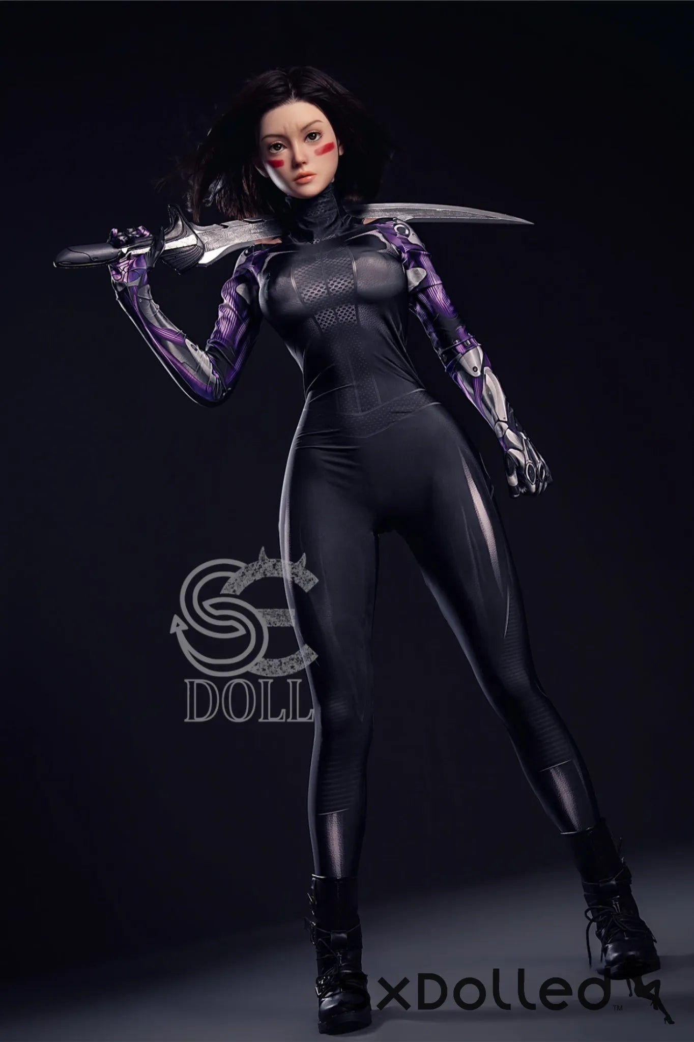 Lita.A (E-Cup) (161cm) | Angry Assassin Cosplay Sex Doll | SE Doll E-Cup / 161cm / Black Sex Doll