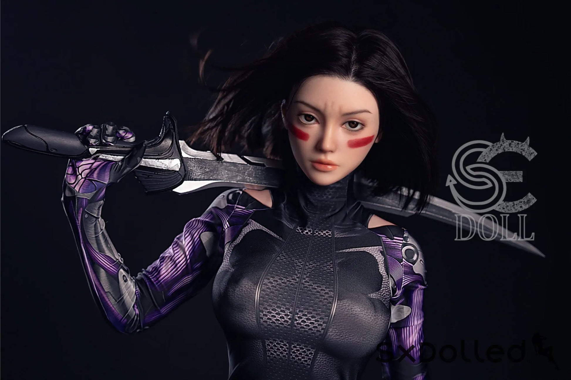 Lita.A (E-Cup) (161cm) | Angry Assassin Cosplay Sex Doll | SE Doll E-Cup / 161cm / Black Sex Doll