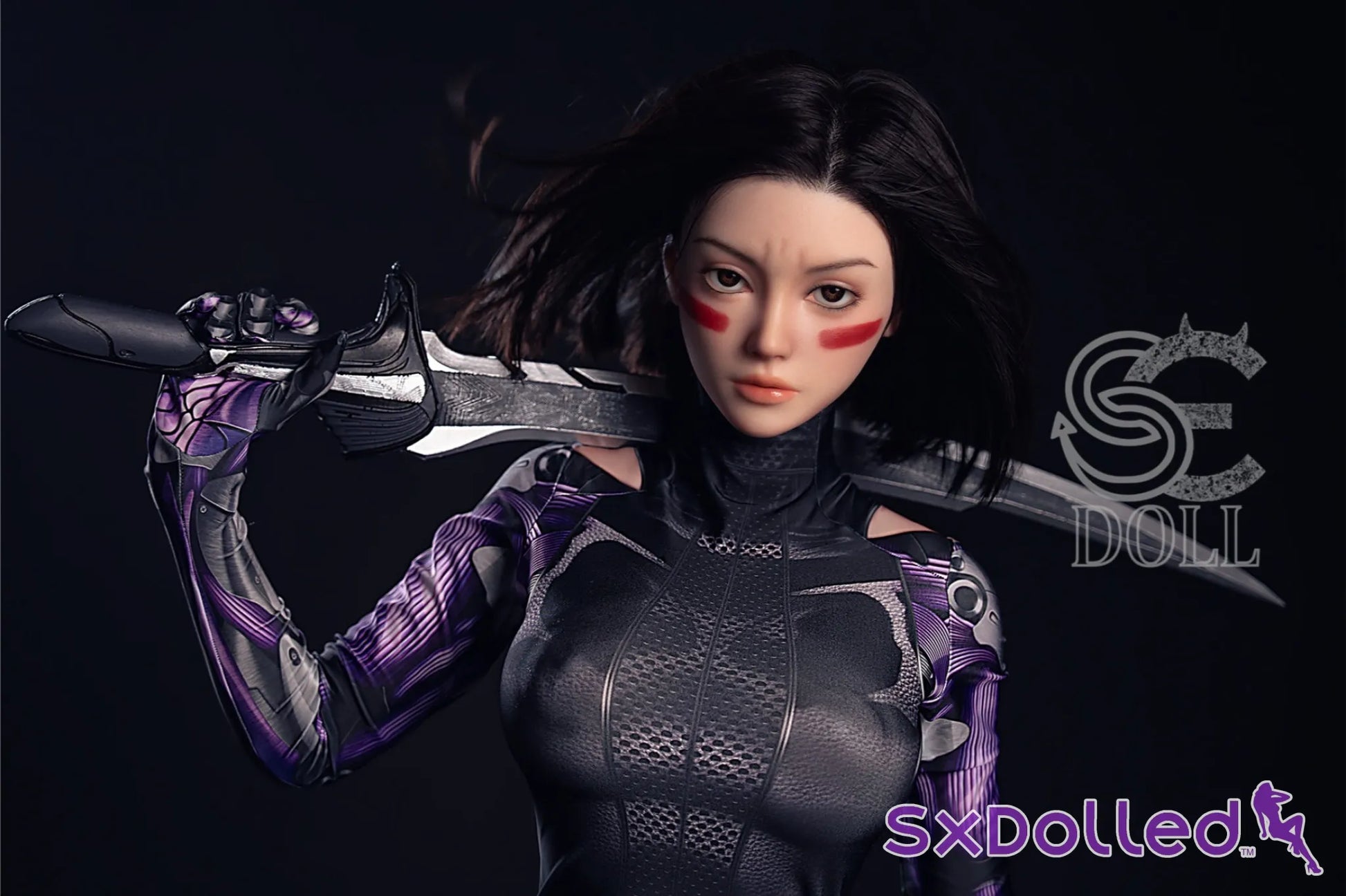 Lita.A (E-Cup) (161cm) | Angry Assassin Cosplay Sex Doll | SE Doll E-Cup / 161cm / Black Sex Doll