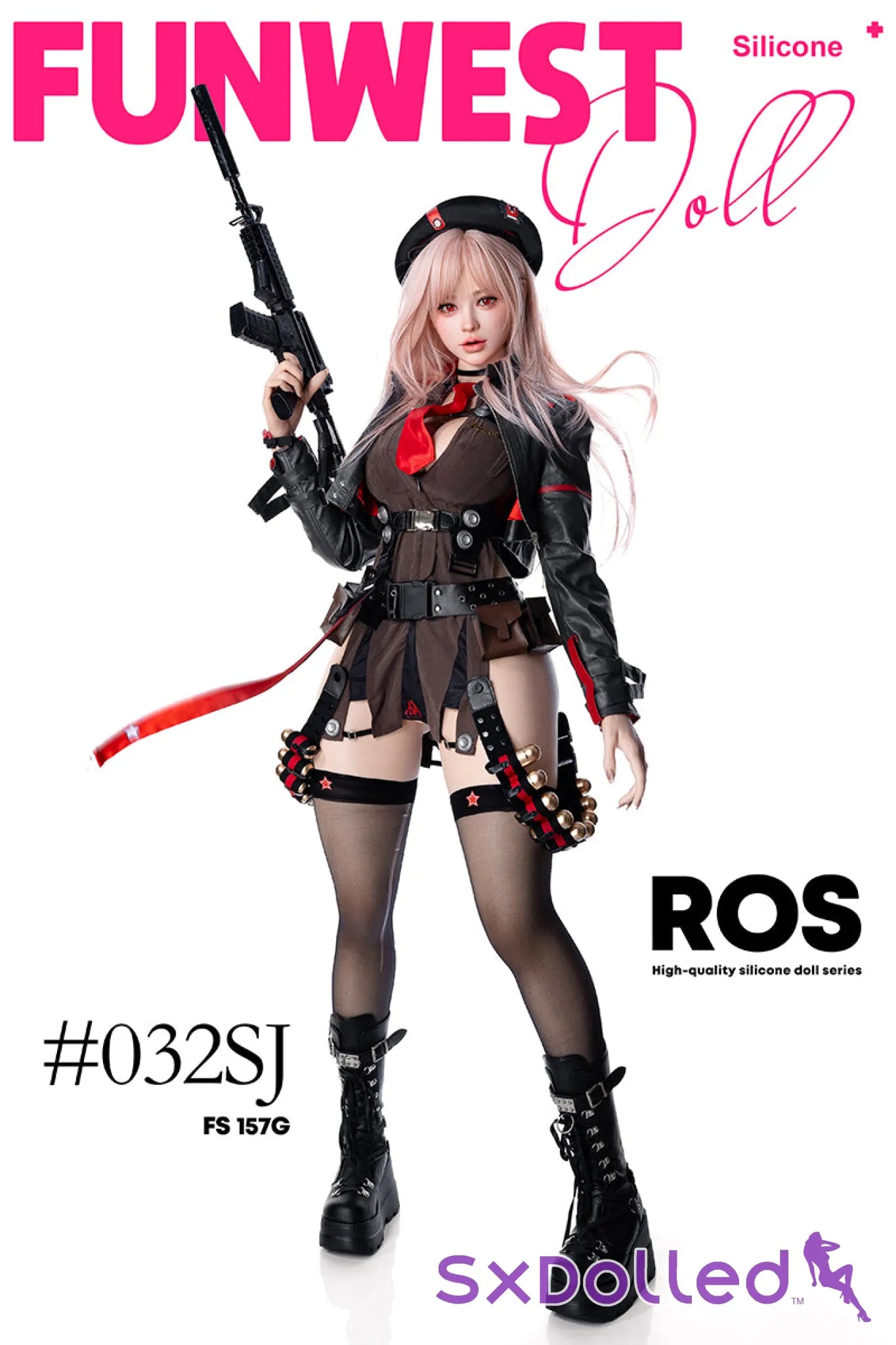 Lucy F (G-Cup) (157cm) | Game Cosplay Sex Doll | Funwest Doll - G-Cup / 157cm / Pink - Sex Doll