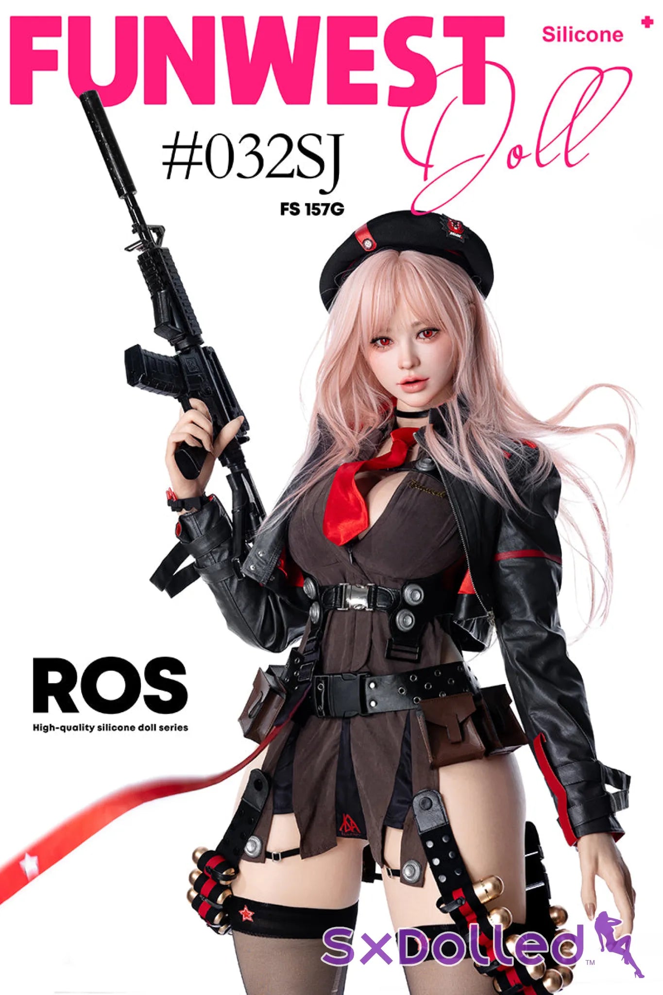 Lucy F (G-Cup) (157cm) | Game Cosplay Sex Doll | Funwest Doll - G-Cup / 157cm / Pink - Sex Doll