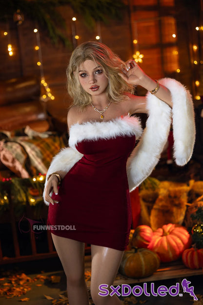 Lyra D (G-Cup) (157cm) | Christmas Edition Sex Doll | Funwest Doll G-Cup / 157cm / Blonde Sex Doll