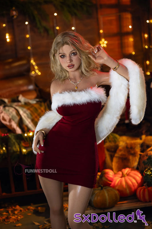 Lyra D (G-Cup) (157cm) | Christmas Edition Sex Doll | Funwest Doll G-Cup / 157cm / Blonde Sex Doll