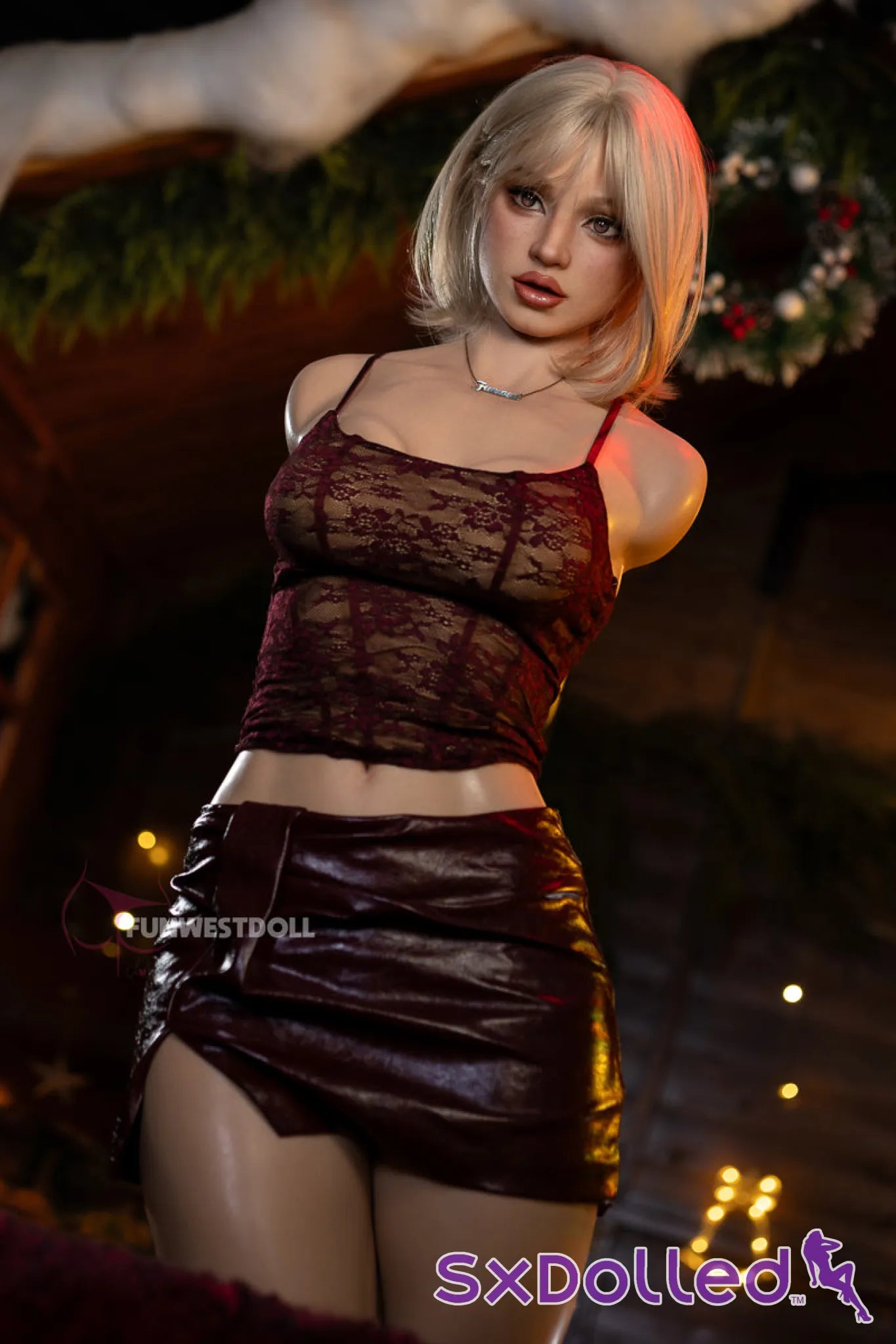Lyra G (D-Cup) (113cm) | Thick Blonde Sex Doll Torso | Funwest Doll - D-Cup / 113cm / Blonde - Sex Torso