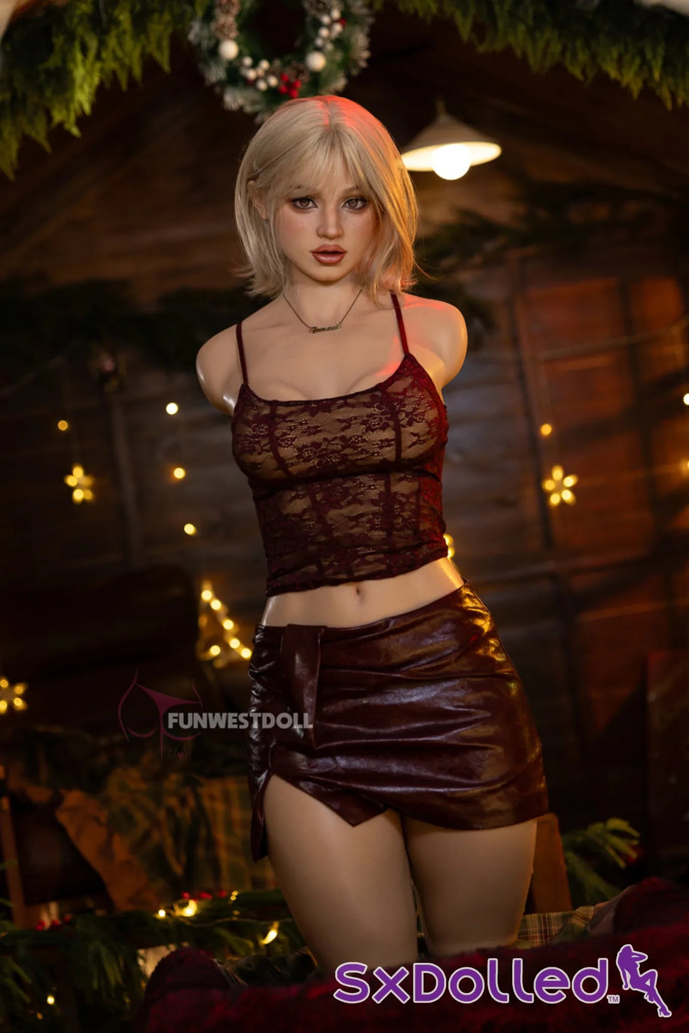 Lyra G (D-Cup) (113cm) | Thick Blonde Sex Doll Torso | Funwest Doll - D-Cup / 113cm / Blonde - Sex Torso