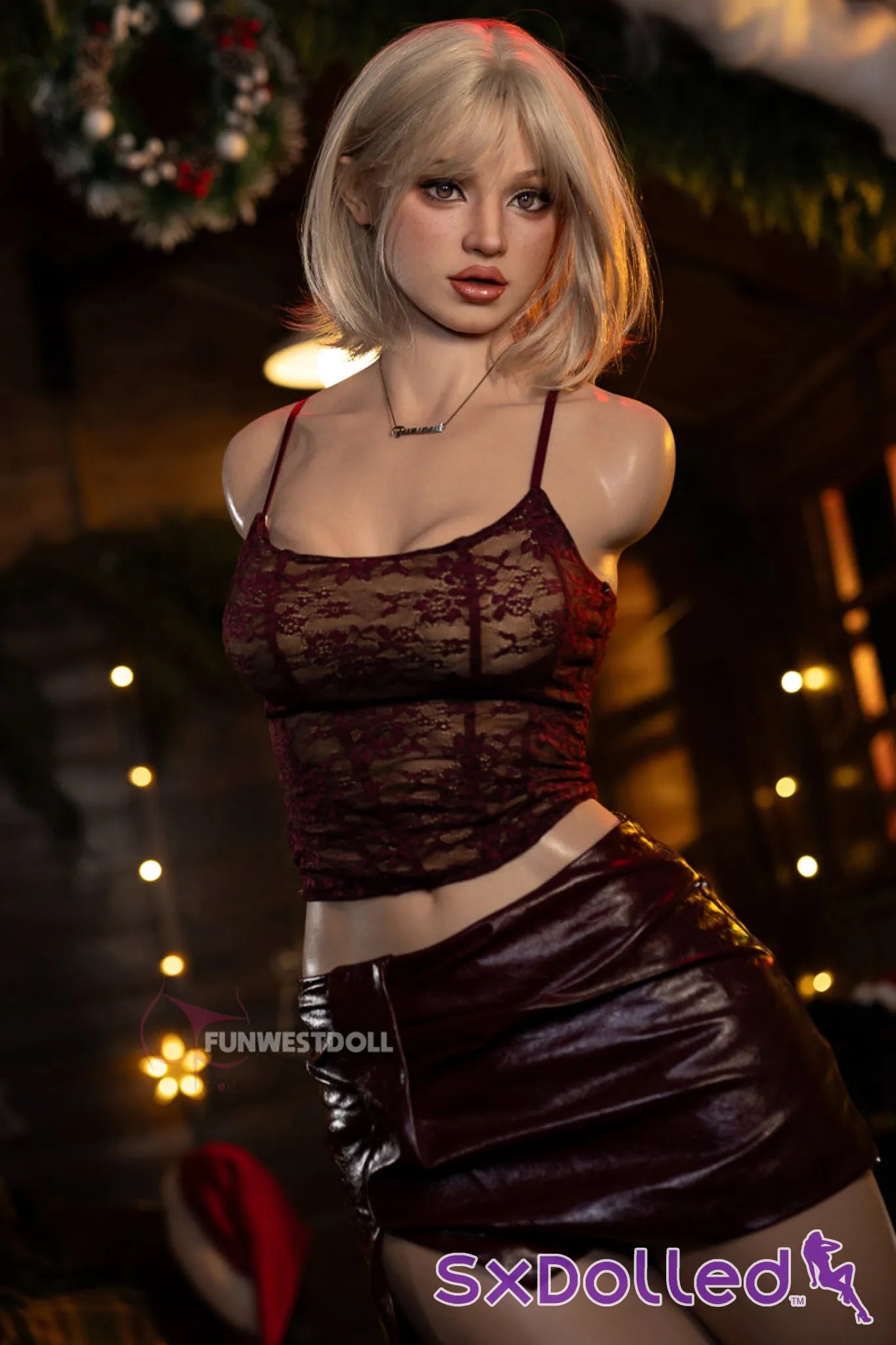 Lyra G (D-Cup) (113cm) | Thick Blonde Sex Doll Torso | Funwest Doll - D-Cup / 113cm / Blonde - Sex Torso