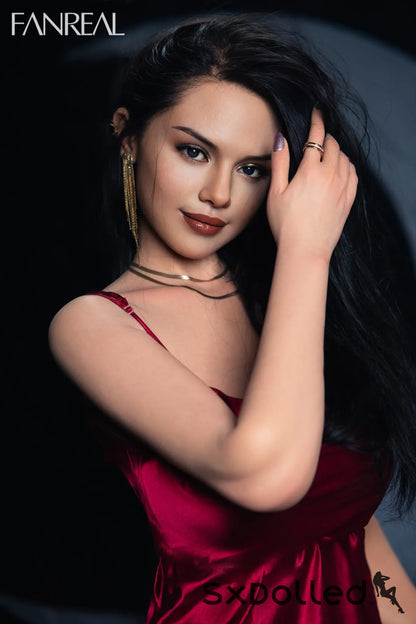 Maria A (F-Cup) (168cm) | Happy Latina Realistic Sex Doll | Fanreal F-Cup / 168cm / Black Sex Doll