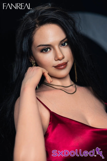 Maria A (F-Cup) (168cm) | Happy Latina Realistic Sex Doll | Fanreal F-Cup / 168cm / Black Sex Doll
