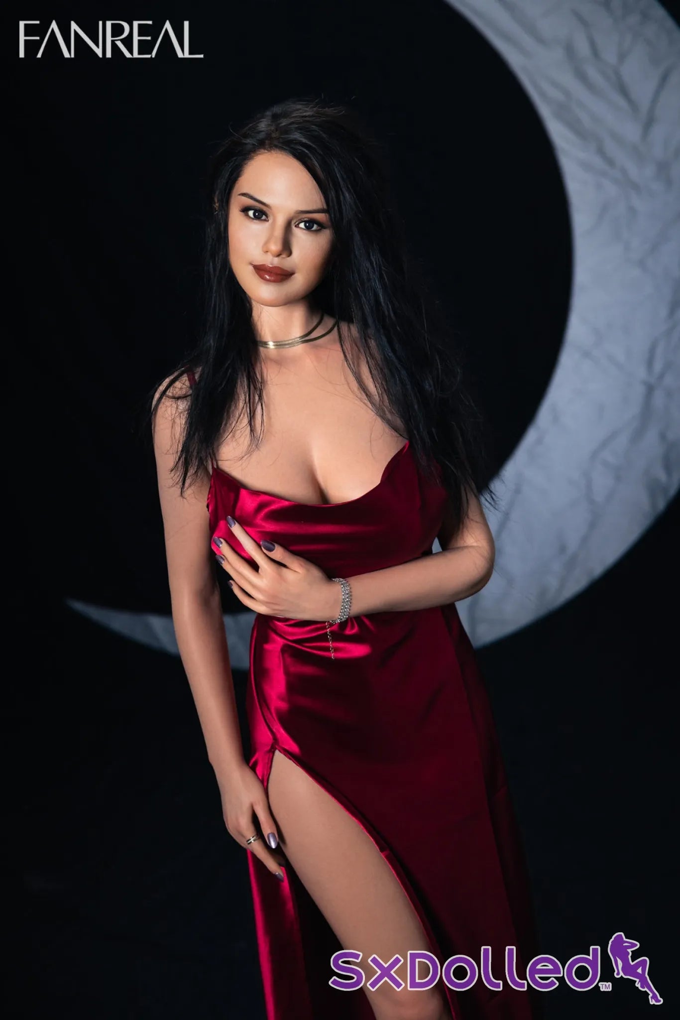 Maria A (F-Cup) (168cm) | Happy Latina Realistic Sex Doll | Fanreal F-Cup / 168cm / Black Sex Doll
