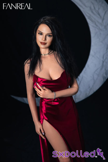 Maria A (F-Cup) (168cm) | Happy Latina Realistic Sex Doll | Fanreal F-Cup / 168cm / Black Sex Doll