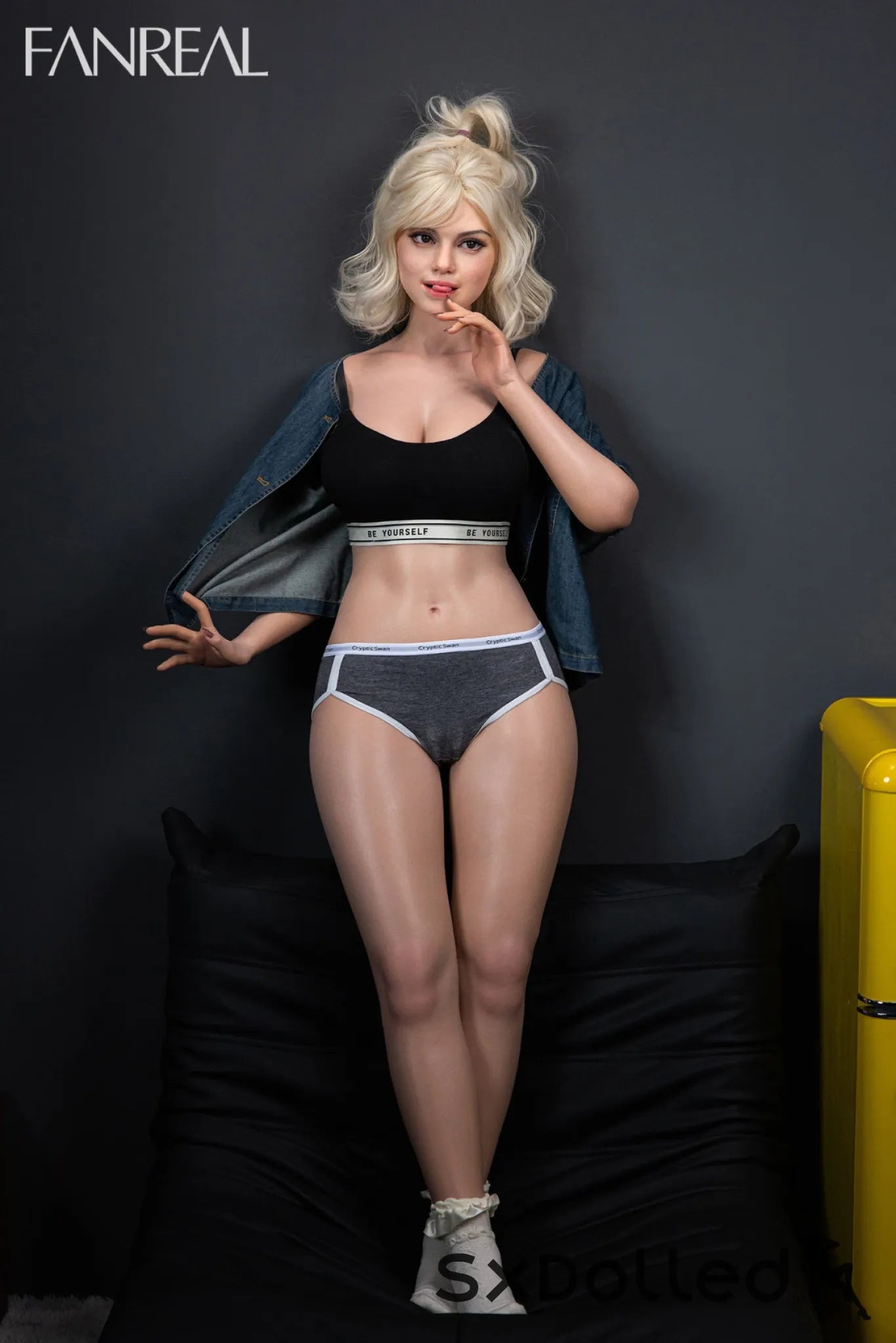 Maria B (F-Cup) (155cm) | Latina Sex Doll with Freckles | Fanreal F-Cup / 155cm / Blonde Sex Doll