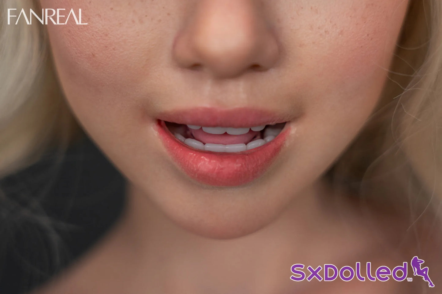 Maria B (F-Cup) (155cm) | Latina Sex Doll with Freckles | Fanreal F-Cup / 155cm / Blonde Sex Doll