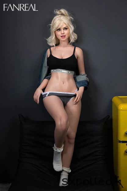 Maria B (F-Cup) (155cm) | Latina Sex Doll with Freckles | Fanreal F-Cup / 155cm / Blonde Sex Doll