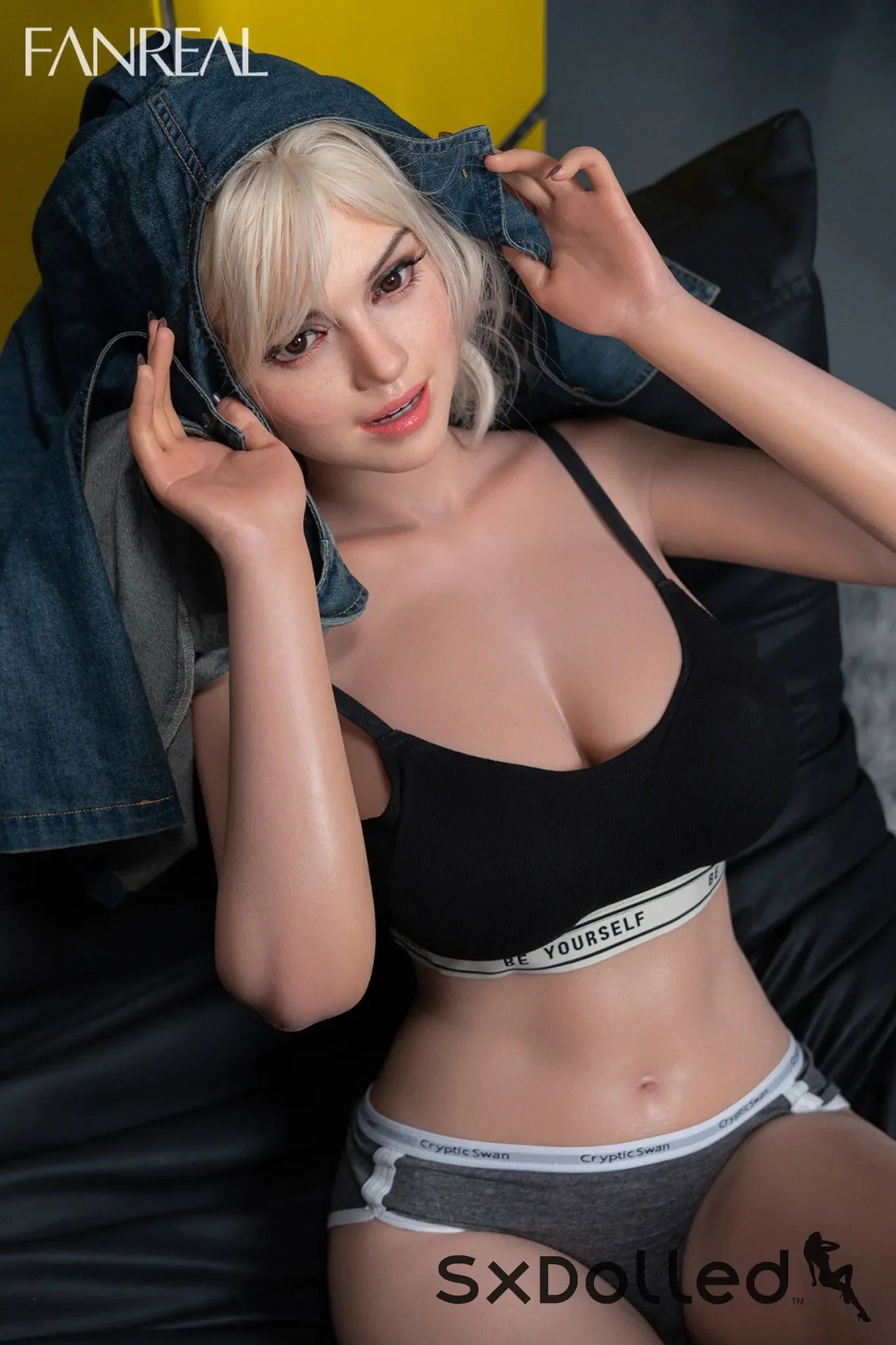 Maria B (F-Cup) (155cm) | Latina Sex Doll with Freckles | Fanreal F-Cup / 155cm / Blonde Sex Doll