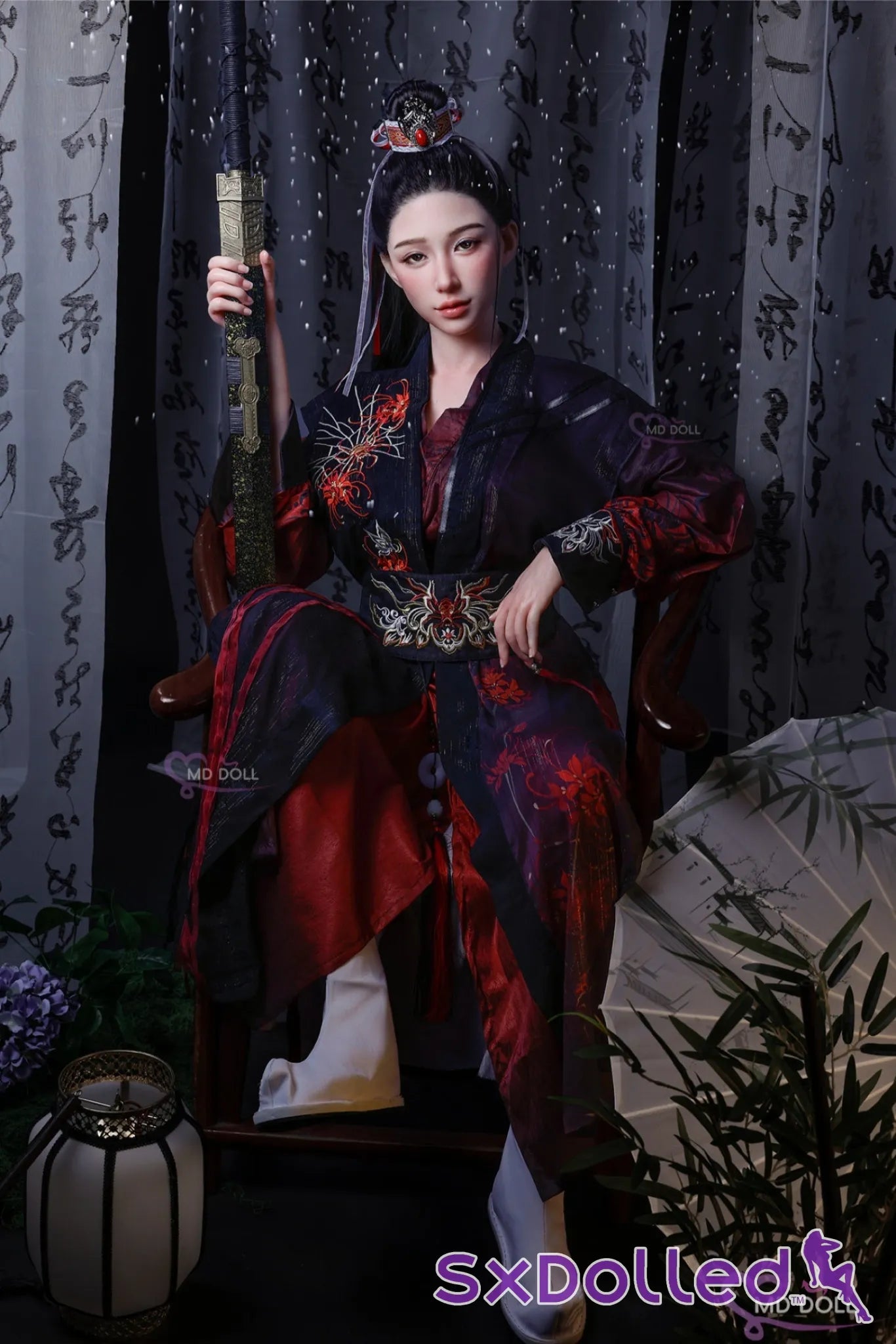 May A (F-Cup) (166cm) | Traditional Asian Sex Doll | MD Doll F-Cup / 166cm / Black Sex Doll