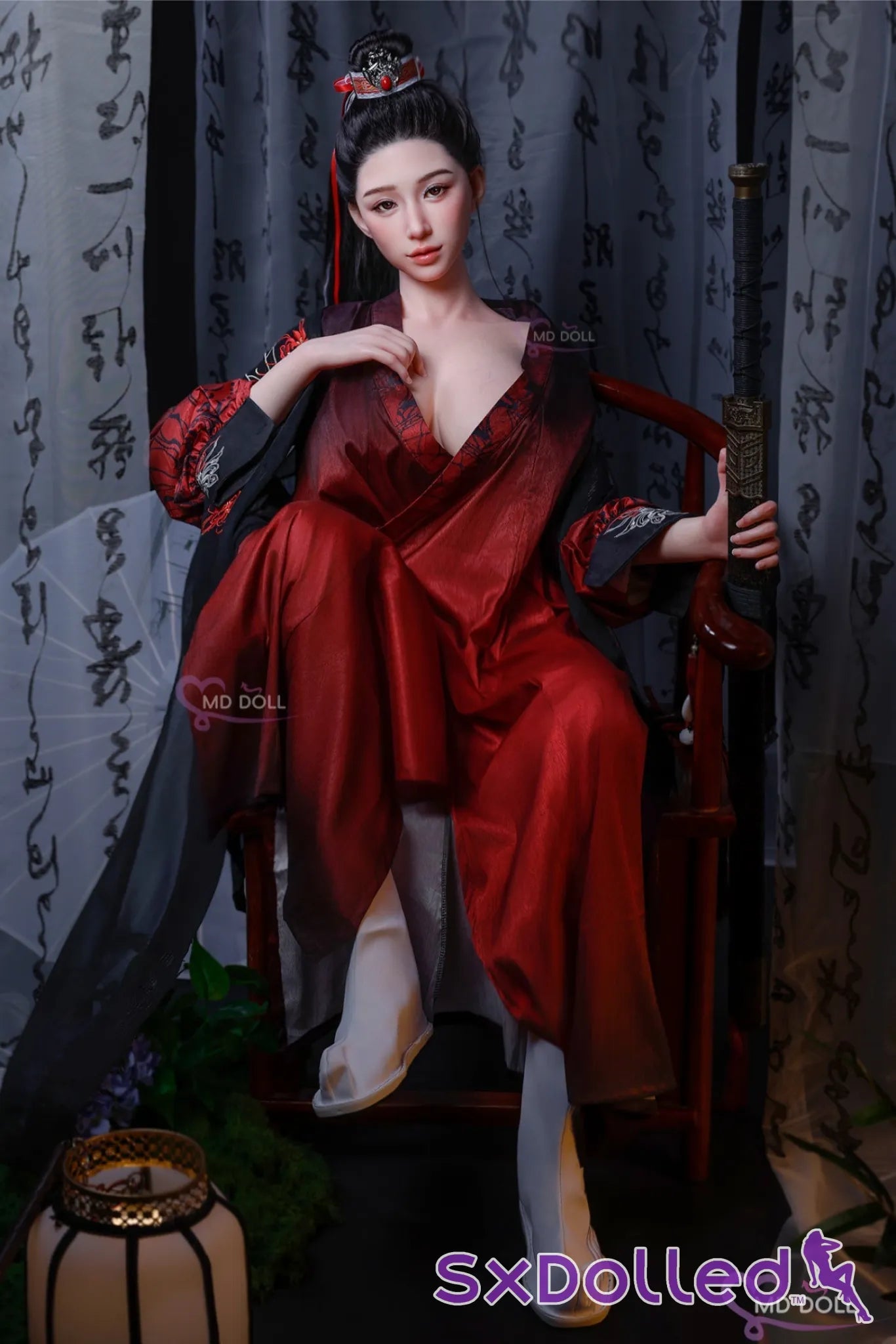 May A (F-Cup) (166cm) | Traditional Asian Sex Doll | MD Doll F-Cup / 166cm / Black Sex Doll
