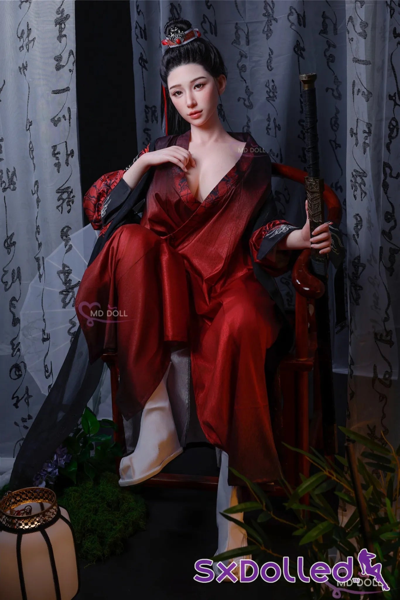 May A (F-Cup) (166cm) | Traditional Asian Sex Doll | MD Doll F-Cup / 166cm / Black Sex Doll