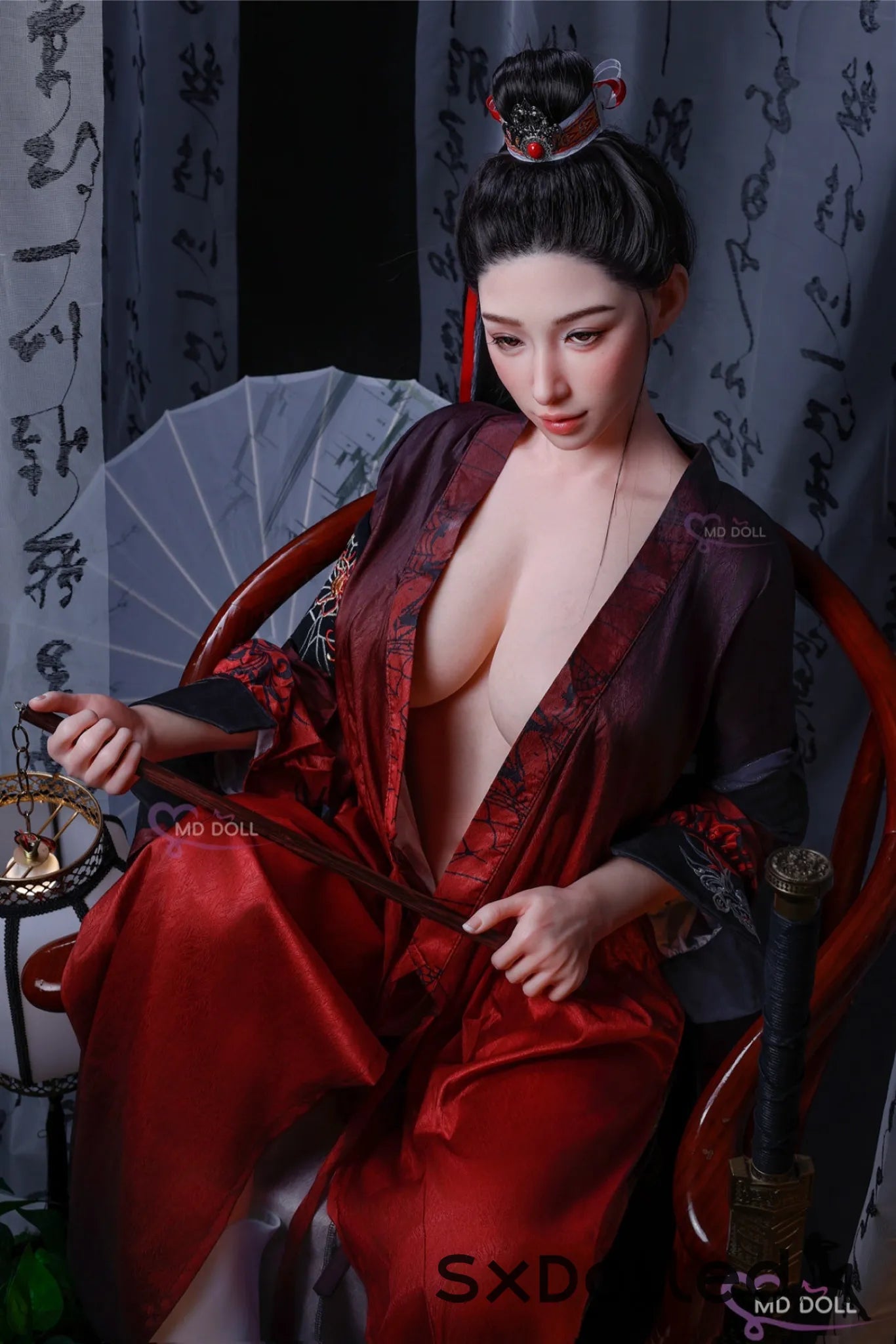 May A (F-Cup) (166cm) | Traditional Asian Sex Doll | MD Doll F-Cup / 166cm / Black Sex Doll