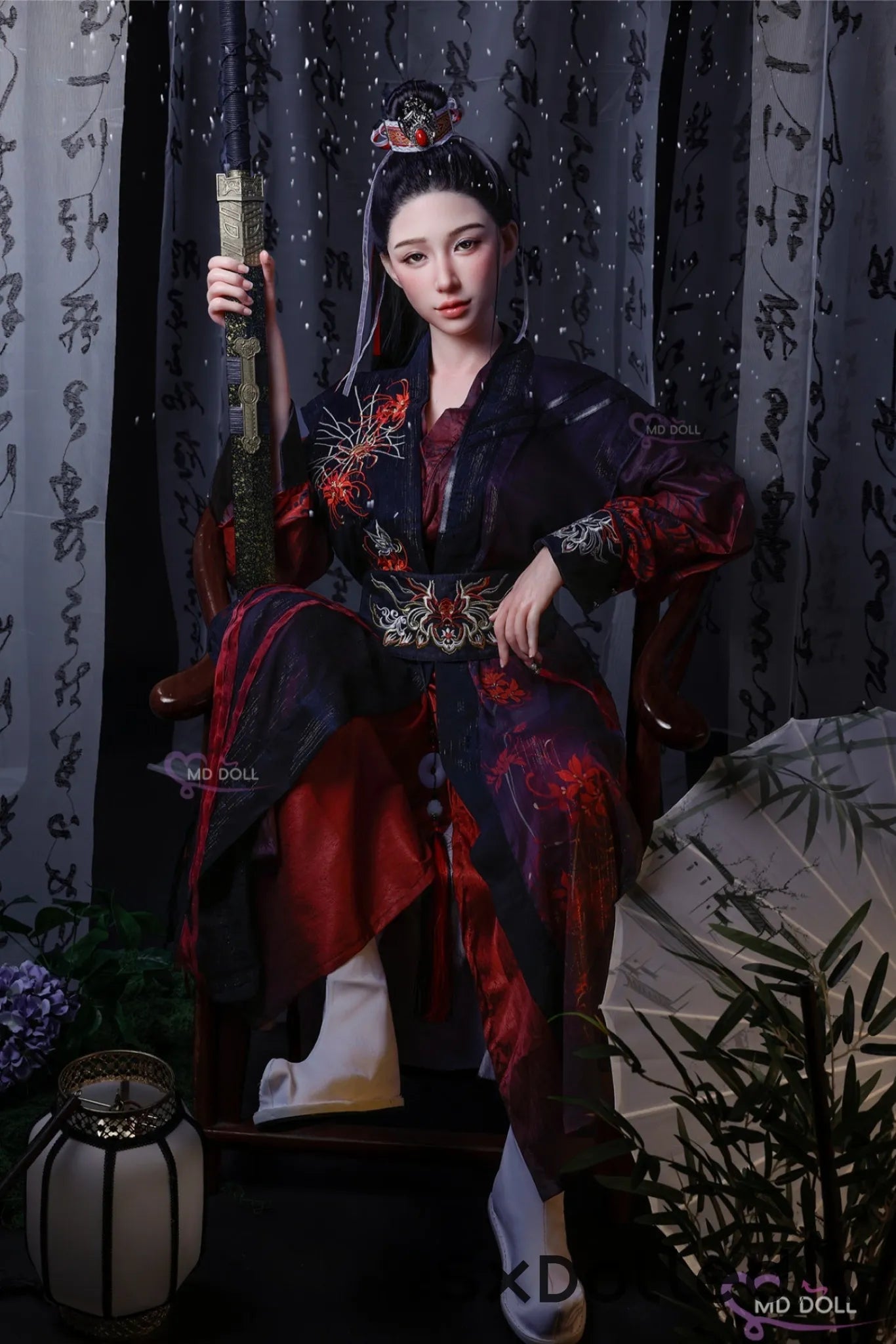 May A (F-Cup) (166cm) | Traditional Asian Sex Doll | MD Doll F-Cup / 166cm / Black Sex Doll