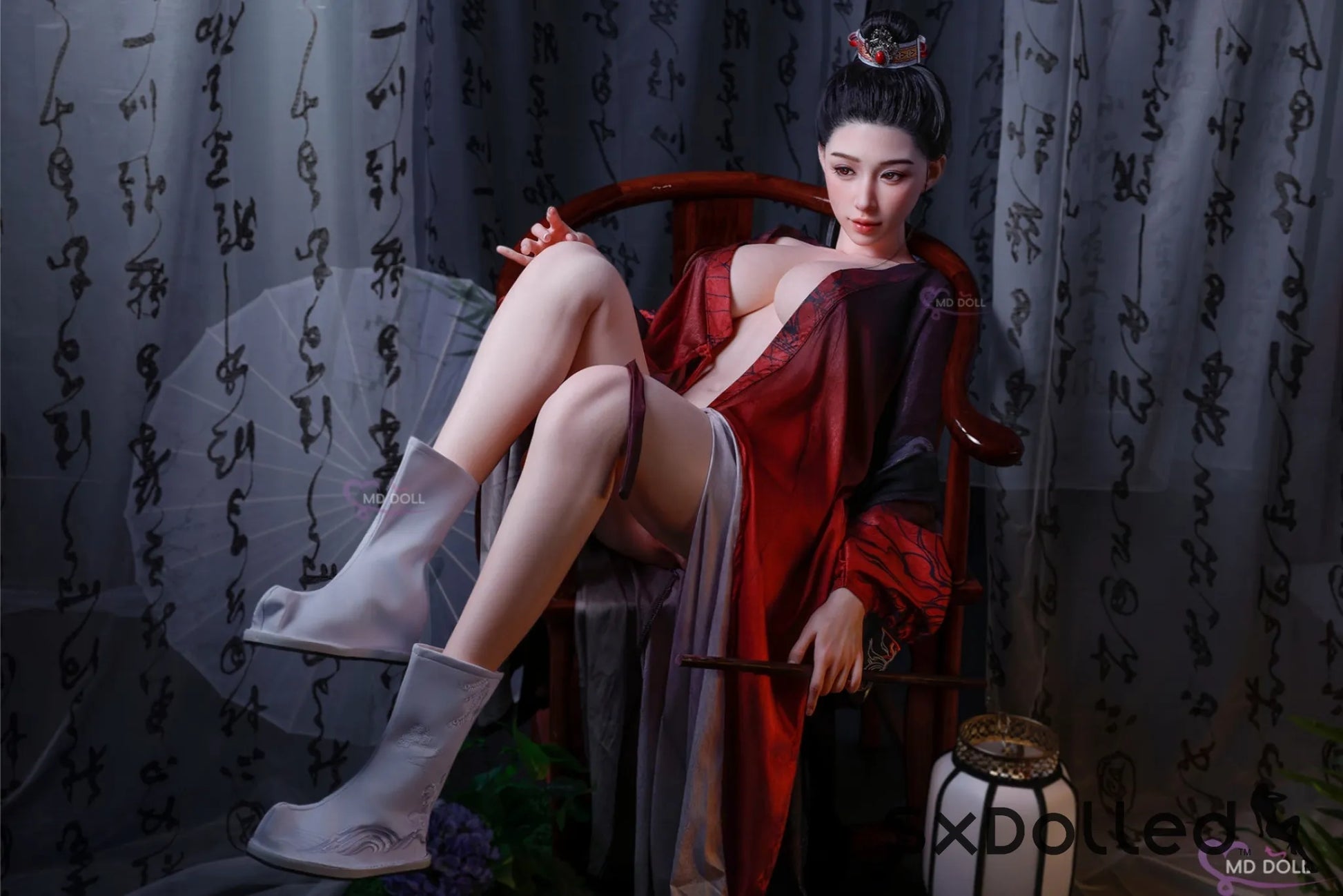May A (F-Cup) (166cm) | Traditional Asian Sex Doll | MD Doll F-Cup / 166cm / Black Sex Doll