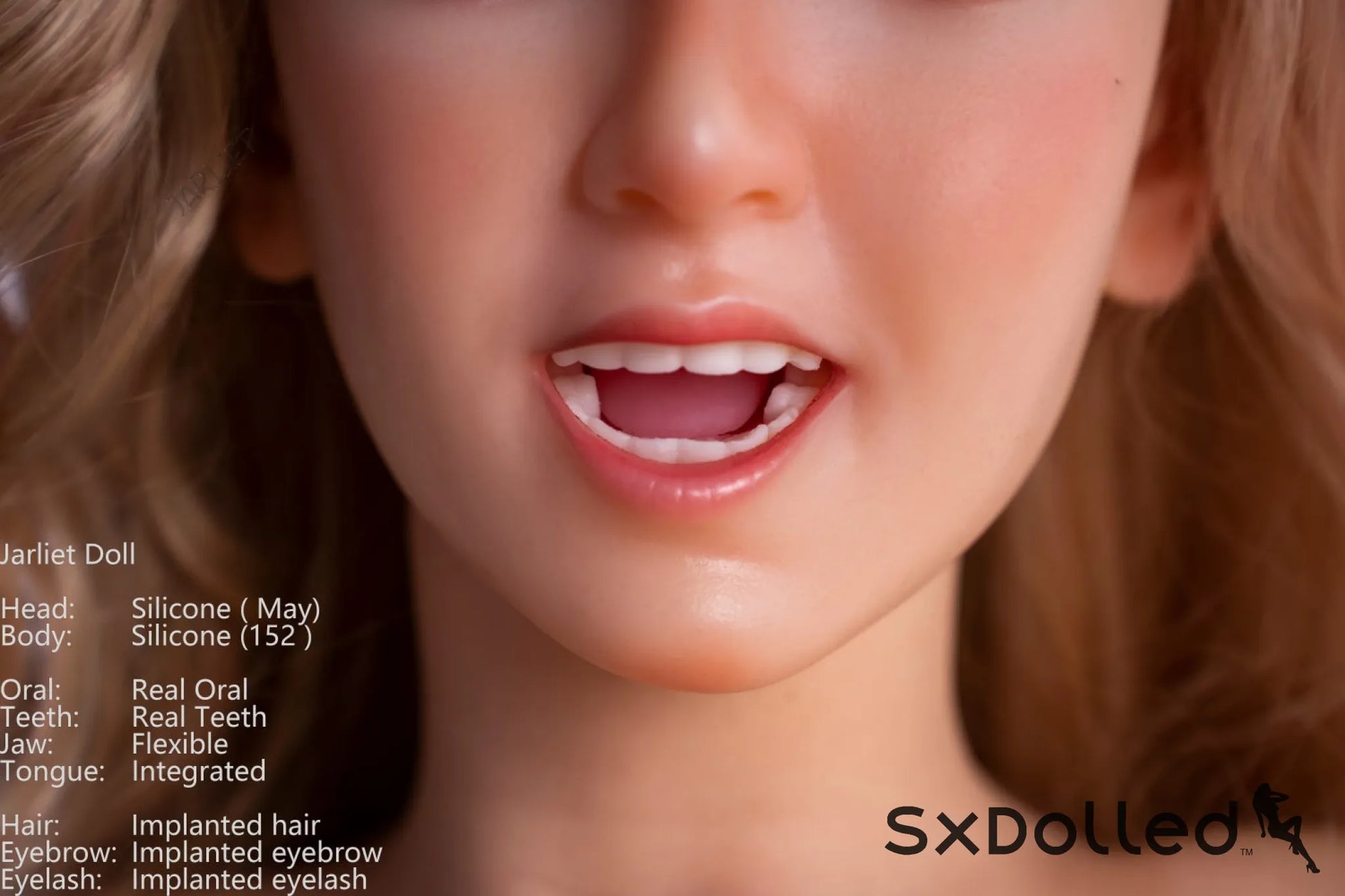 May B (H-Cup) (152cm) | Caucasian Happy Blonde Sex Doll | Jarliet H-Cup / 152cm / Blonde Sex Doll