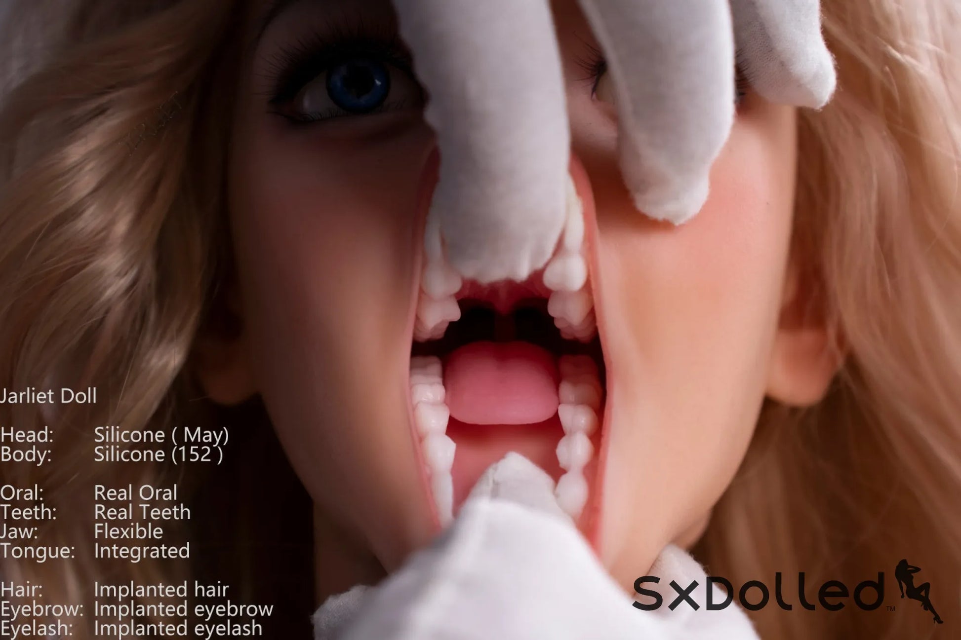 May B (H-Cup) (152cm) | Caucasian Happy Blonde Sex Doll | Jarliet H-Cup / 152cm / Blonde Sex Doll