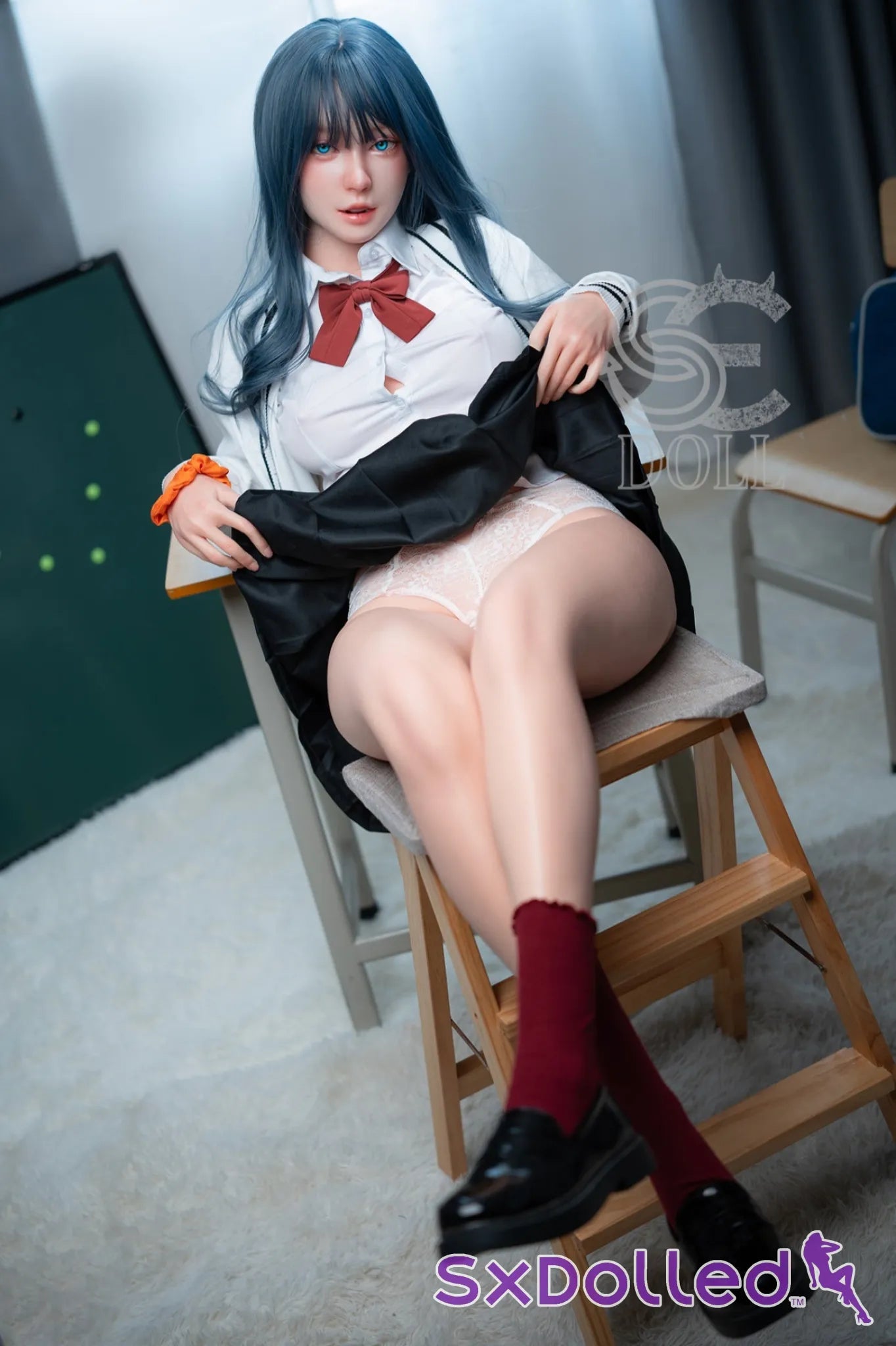 Maya.A (C Cup) (160cm) | School Uniform Cosplay Sex Doll | SE Doll C Cup / 160cm / Blue Sex Doll