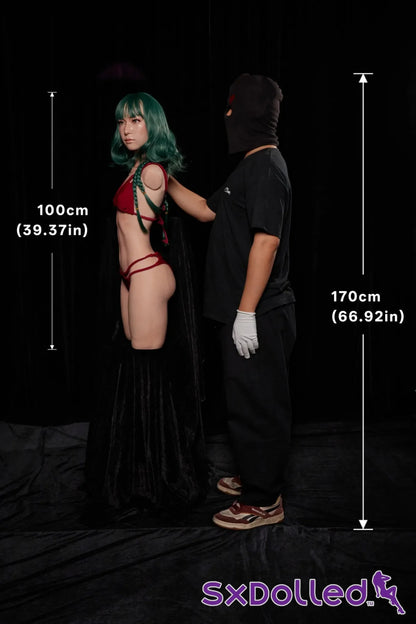Mayu B (A-Cup) (100cm) | Green Haired Sex Doll Torso | Climax Doll - A-Cup / 100cm / Green - Sex Torso
