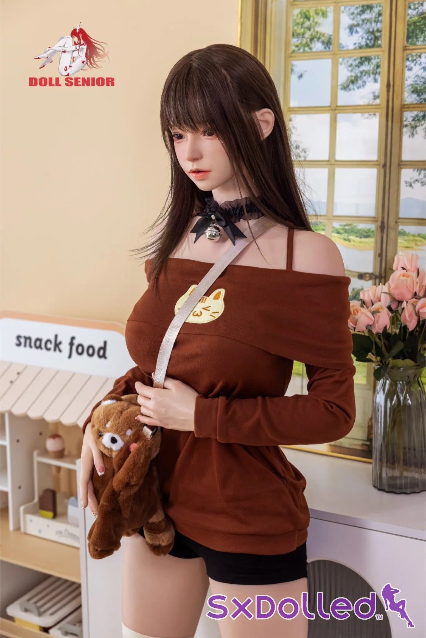 Mei Xiao (E-Cup) (163cm) | Brunette Asian Kitty Sex Doll | Doll Senior E-Cup / 163cm / Brunette Sex Doll