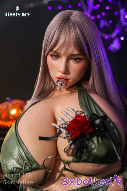 Melania A (R-Cup) (71cm) | Huge Boobs Sex Doll Torso | JigglyJoy R-Cup / 71cm / Grey Sex Torso