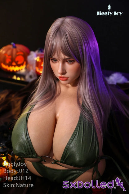 Melania A (R-Cup) (71cm) | Huge Boobs Sex Doll Torso | JigglyJoy R-Cup / 71cm / Grey Sex Torso
