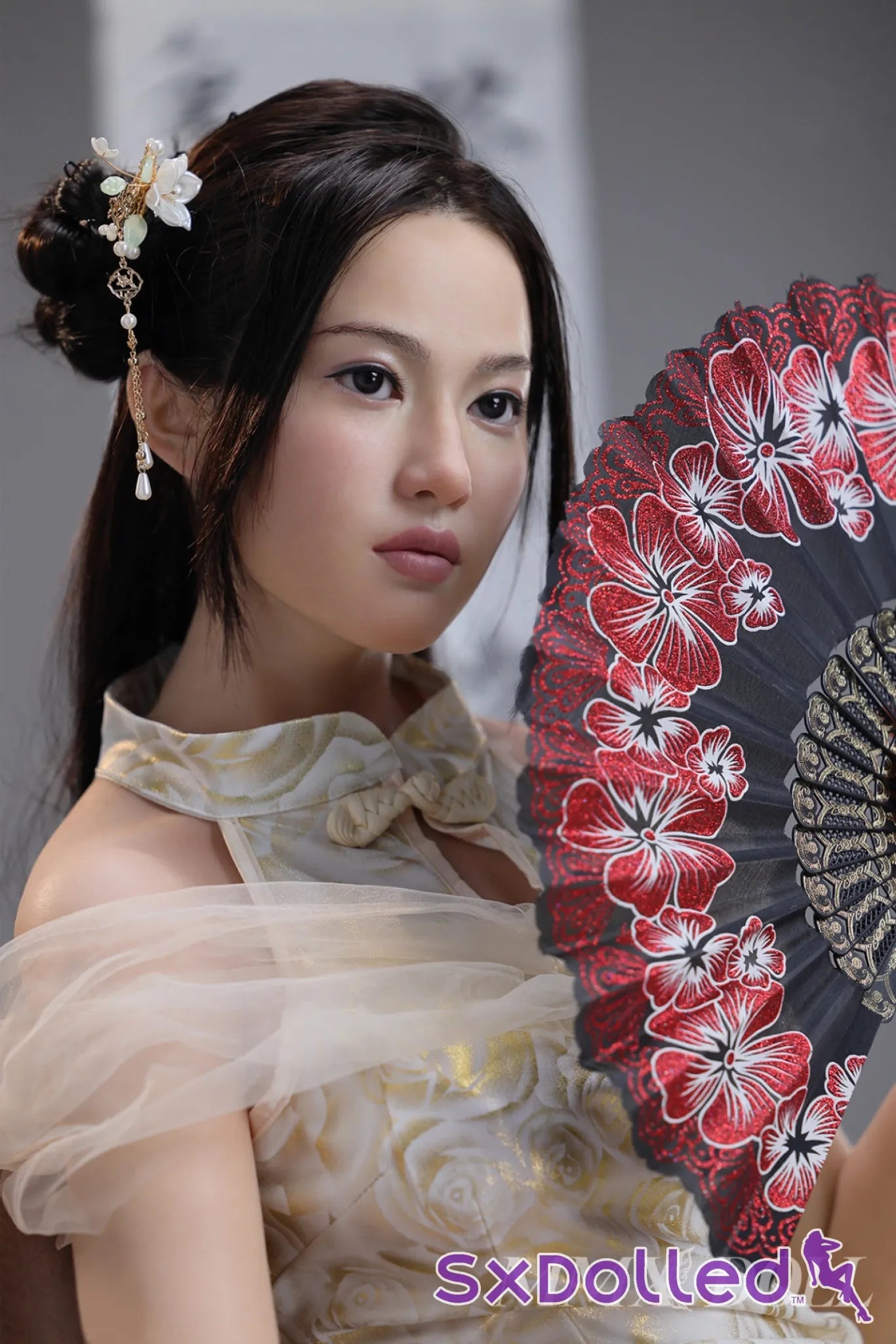 MengFei (E-Cup) (153cm) | Traditional Chinese Sex Doll | MMX Doll E-Cup / 153cm / Black Sex Doll
