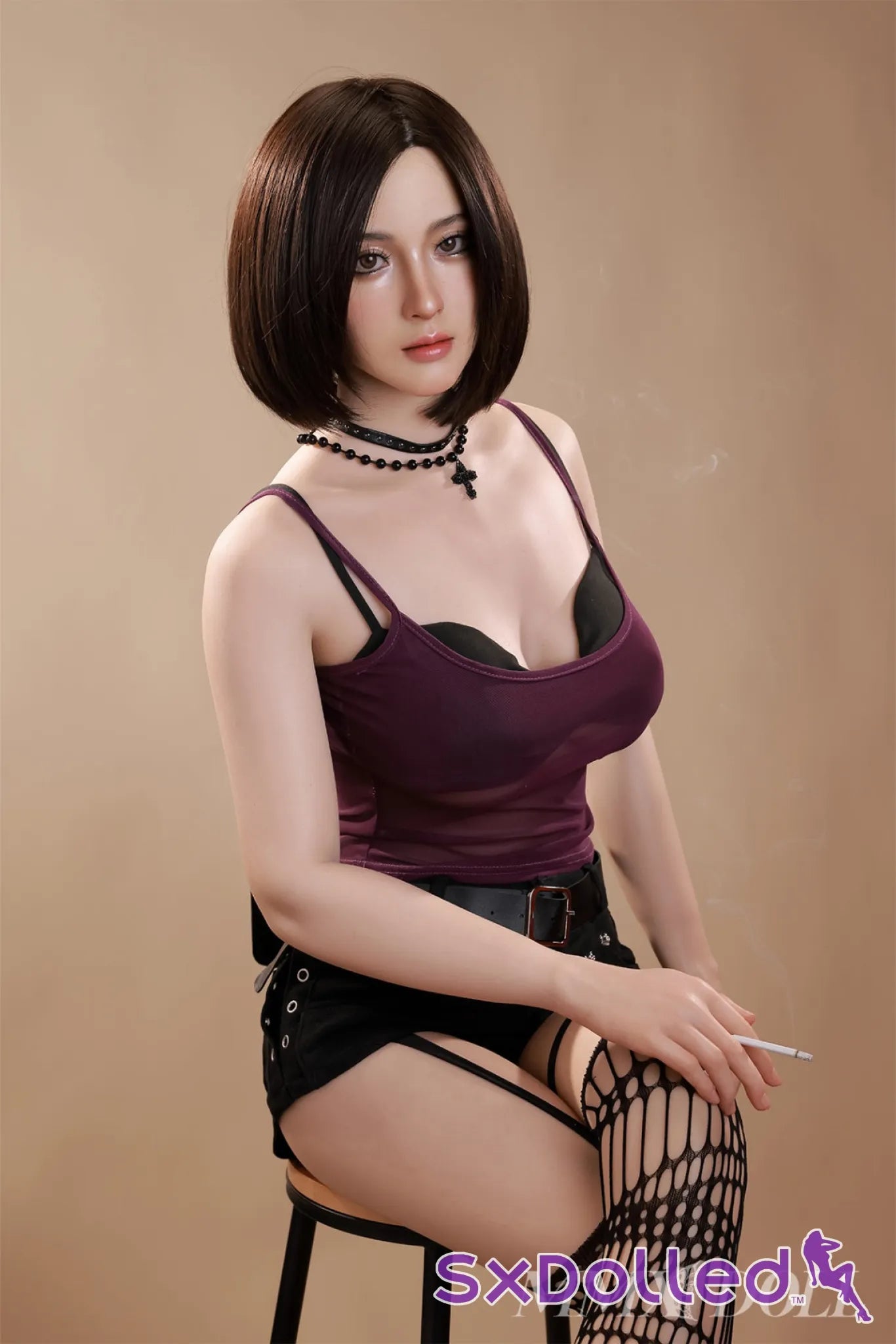 MengQi A (G-Cup) (165cm) | Short Hair Brunette Sex Doll | MMX Doll G-Cup / 165cm / Brunette Sex Doll