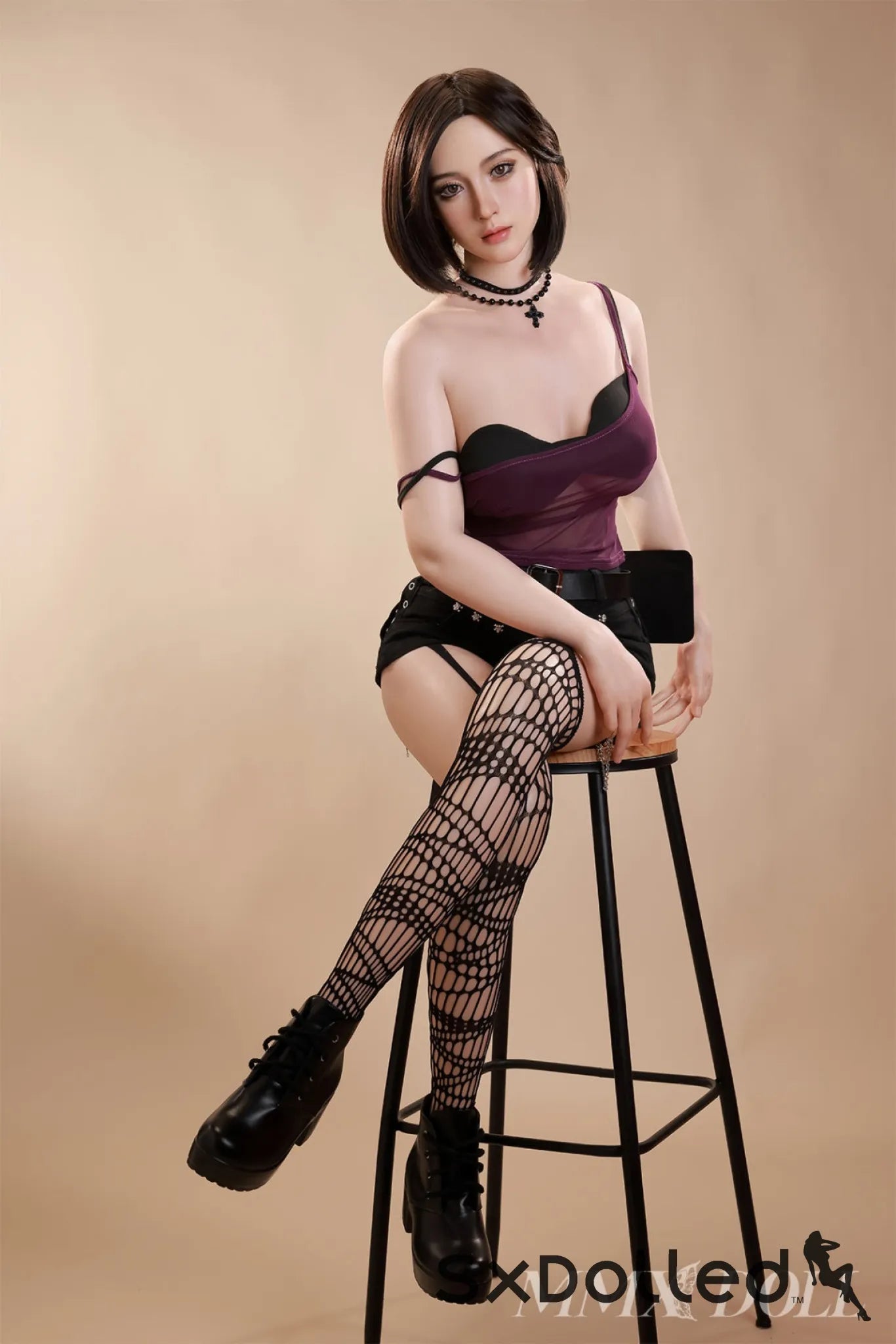 MengQi A (G-Cup) (165cm) | Short Hair Brunette Sex Doll | MMX Doll G-Cup / 165cm / Brunette Sex Doll