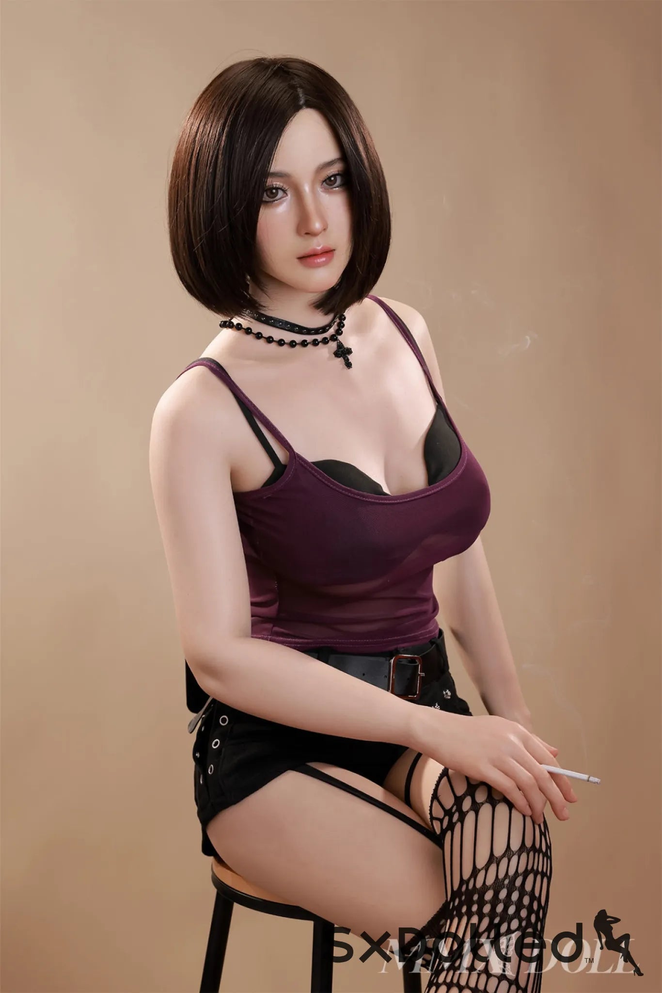 MengQi A (G-Cup) (165cm) | Short Hair Brunette Sex Doll | MMX Doll G-Cup / 165cm / Brunette Sex Doll