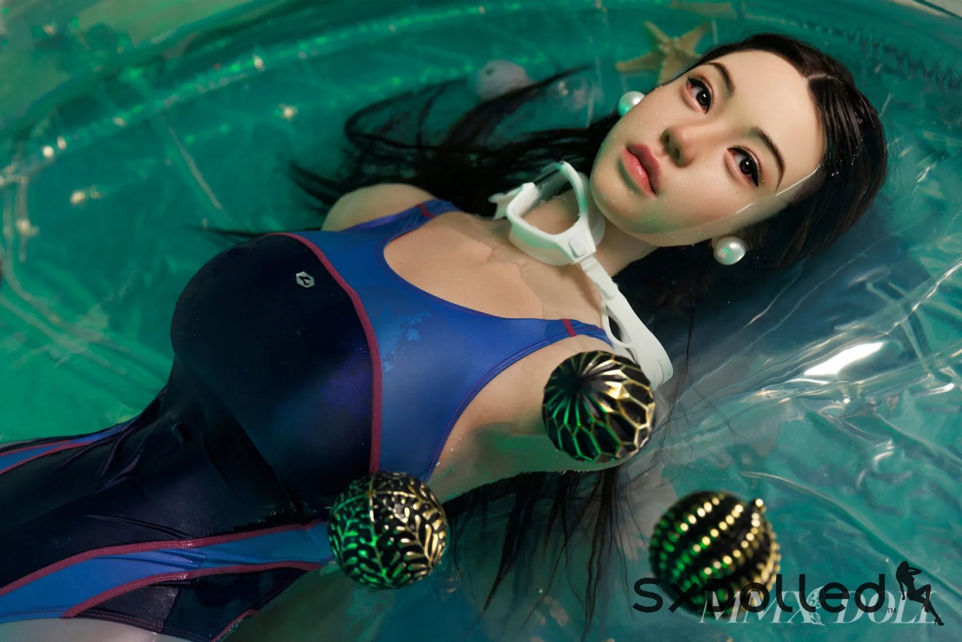 MengYao A (H-Cup) (113cm) | Pear Asian Sex Doll Torso | MMX Doll H-Cup / 113cm / Brunette Sex Doll