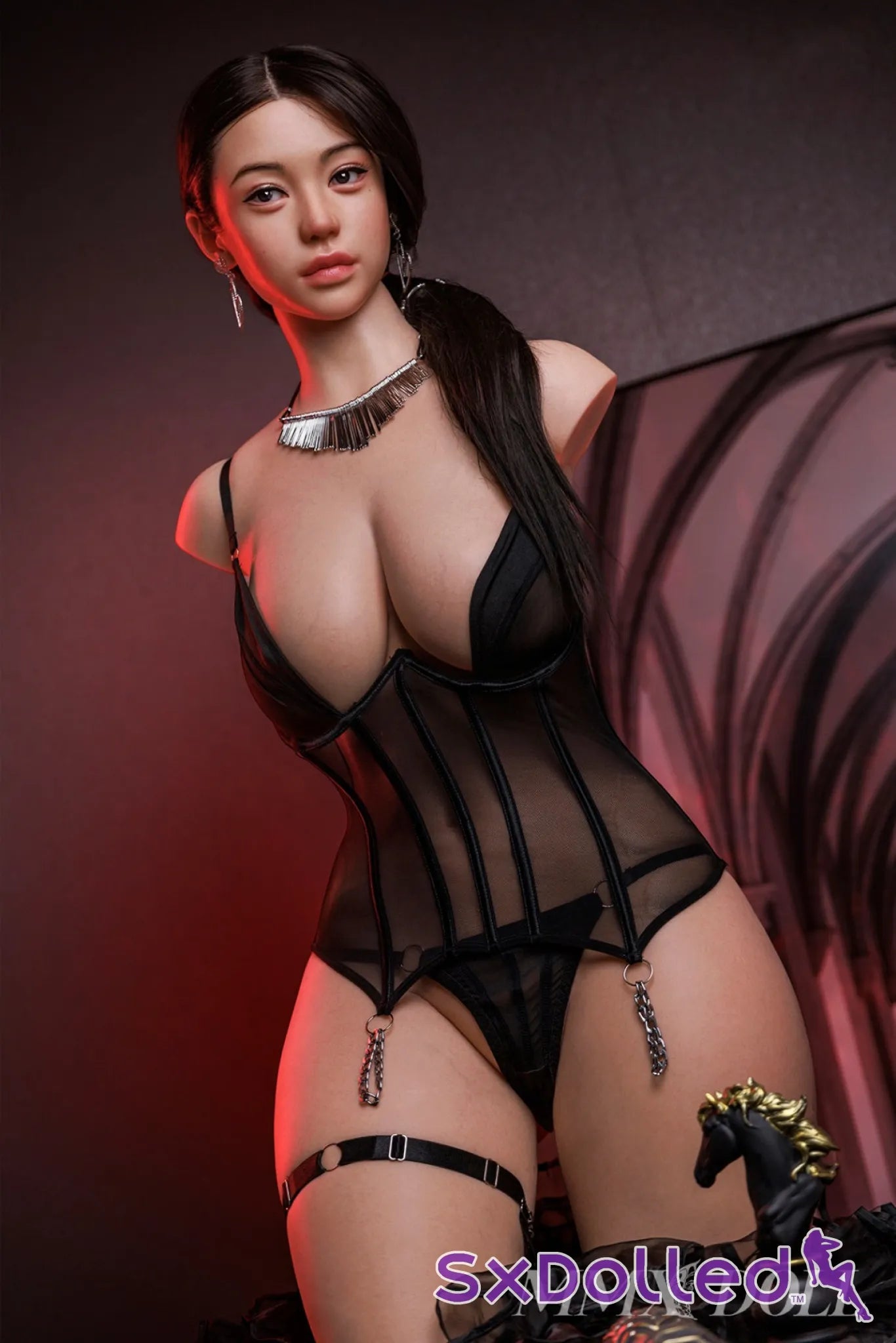 MengYao A (H-Cup) (113cm) | Pear Asian Sex Doll Torso | MMX Doll H-Cup / 113cm / Brunette Sex Doll