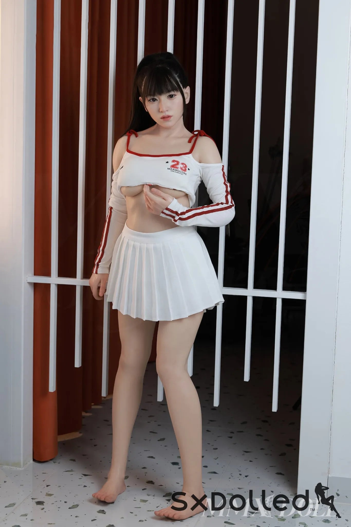 MengYue A (E-Cup) (153cm) | Perky Chinese Sex Doll | MMX Doll E-Cup / 153cm / Black Sex Doll