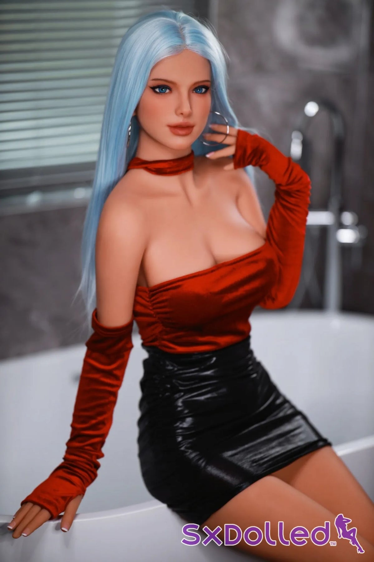Miki C (C-Cup) (166cm) | Icy Azure Vixen Sex Doll | Fire Doll - C-Cup / 166cm / Blue - Sex Doll