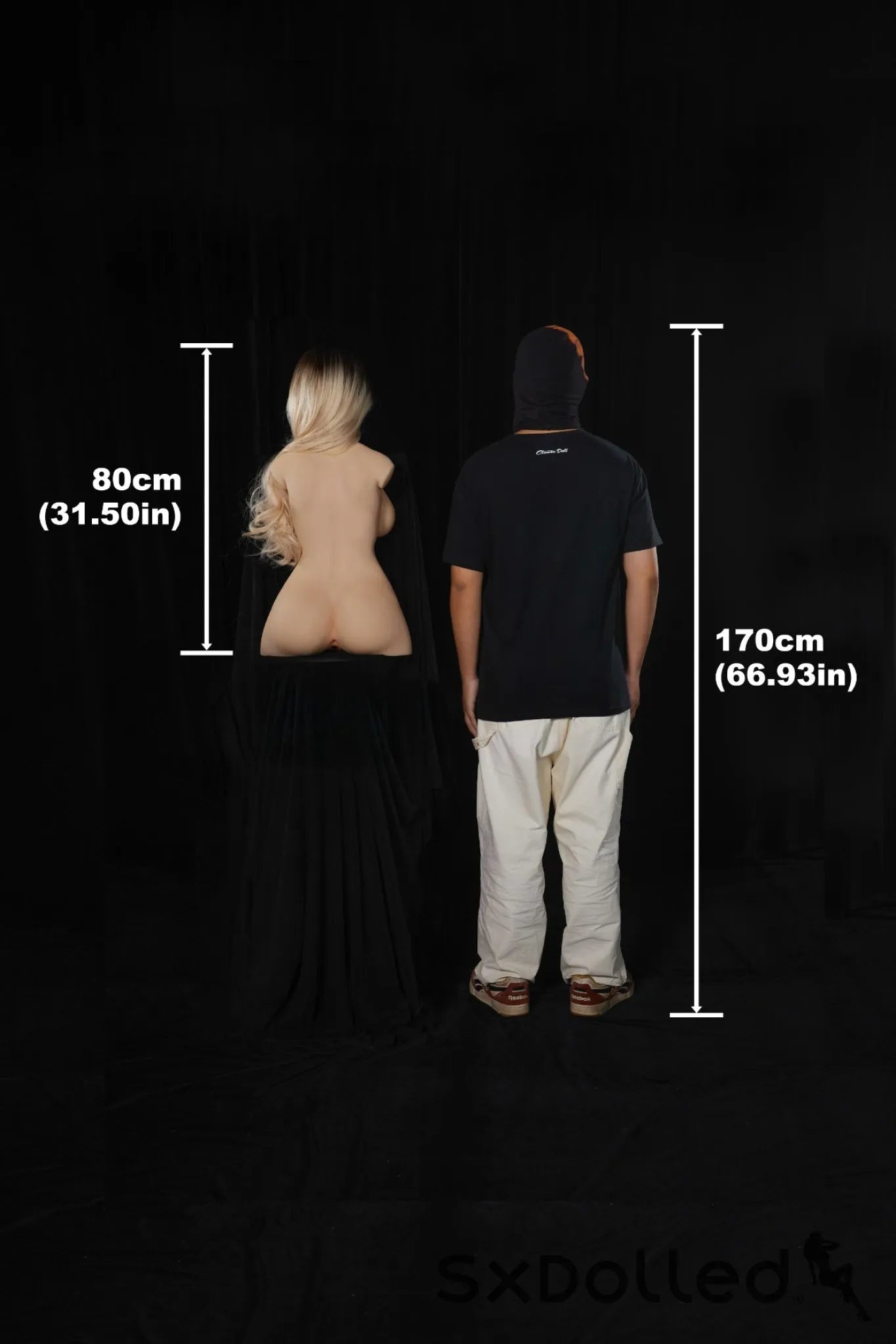 Miko A (E-Cup) (80cm) | Caucasian Sex Doll Torso | Climax Doll E-Cup / 80cm / Ombre Sex Torso