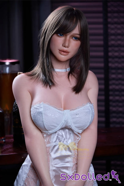 Milena A (H-Cup) (164cm) | Curvy All In One Sex Doll | Irontech Doll H-Cup / 164cm / Brunette Sex Doll