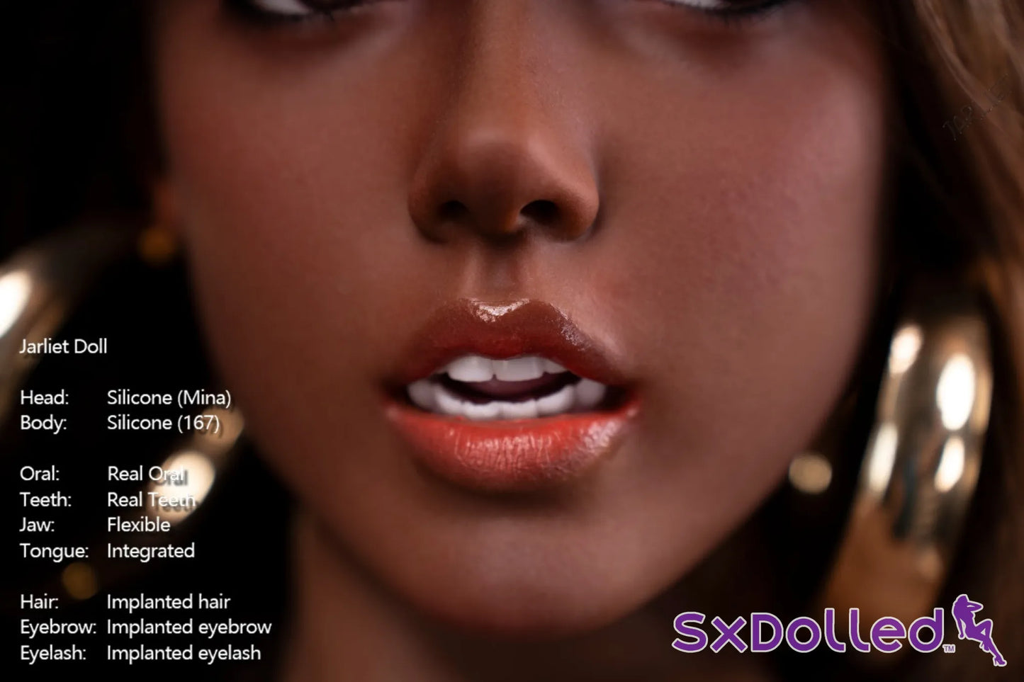 Mina C (E-Cup) (167cm) | Dark Tanned Latina Sex Doll | Jarliet - E-Cup / 167cm / Brunette - Sex Doll
