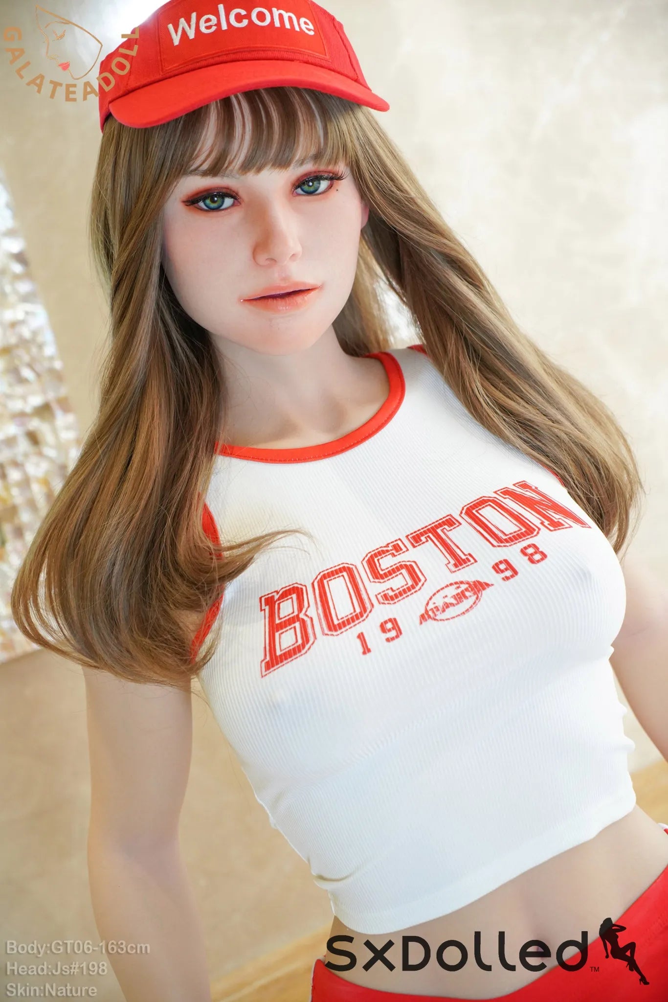 Mirae (F-Cup) (163cm) | Hourglass Sex Doll with Mole | Galatea Doll F-Cup / 163cm / Brunette Sex Doll