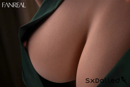 Mirella D (F-Cup) (155cm) | Busty Tan Caucasian Sex Doll | Fanreal F-Cup / 155cm / Brunette Sex Doll