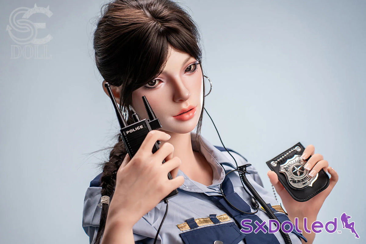 Nadia B (C-Cup) (161cm) | Seductive Police Officer Sex Doll | SE Doll - C-Cup / 161cm / Black - Sex Doll