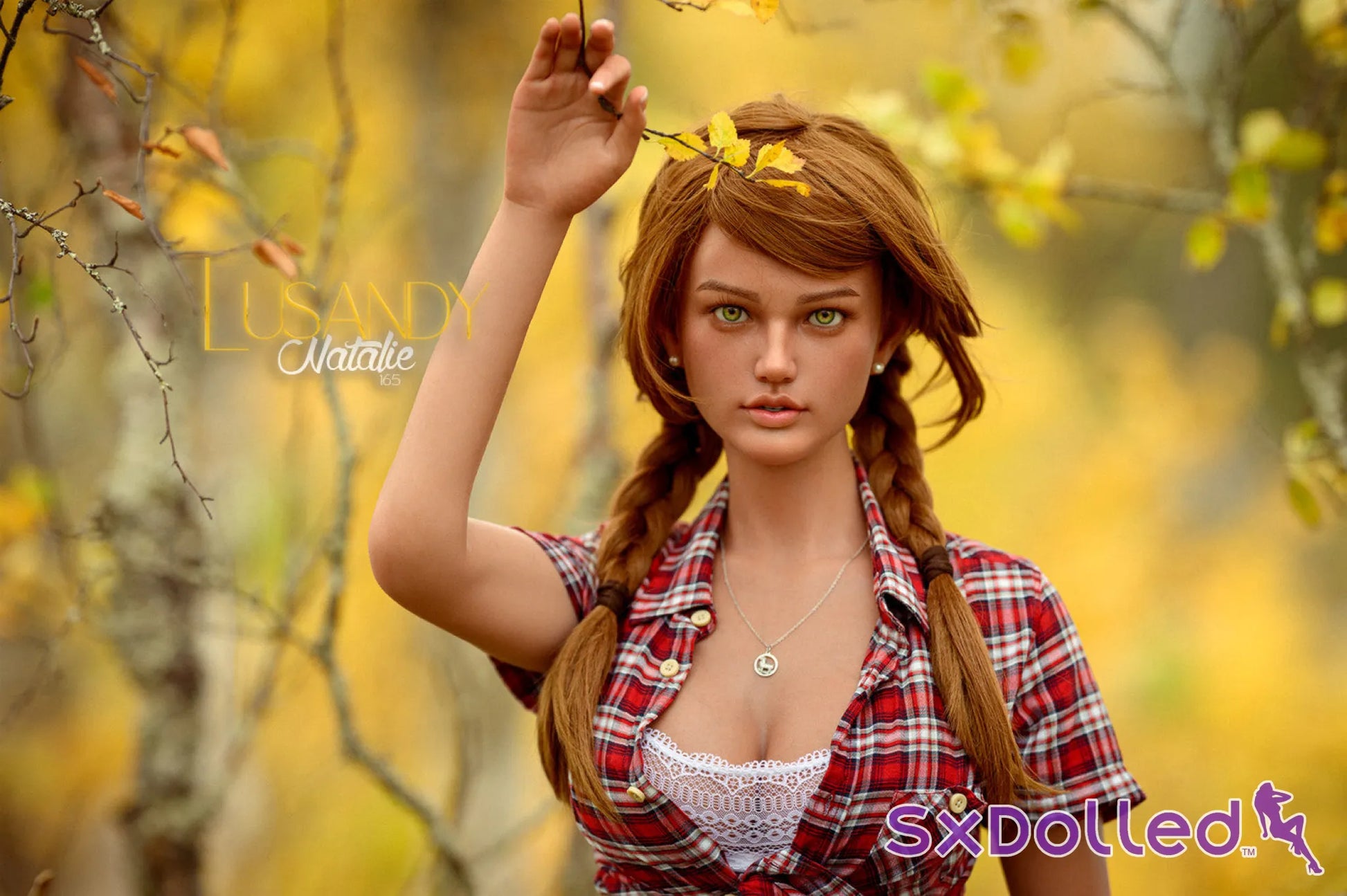 Natalie B (E-Cup) (165cm) | Tanned Lumberjill Sex Doll | Lusandy E-Cup / 165cm / Brunette Sex Doll