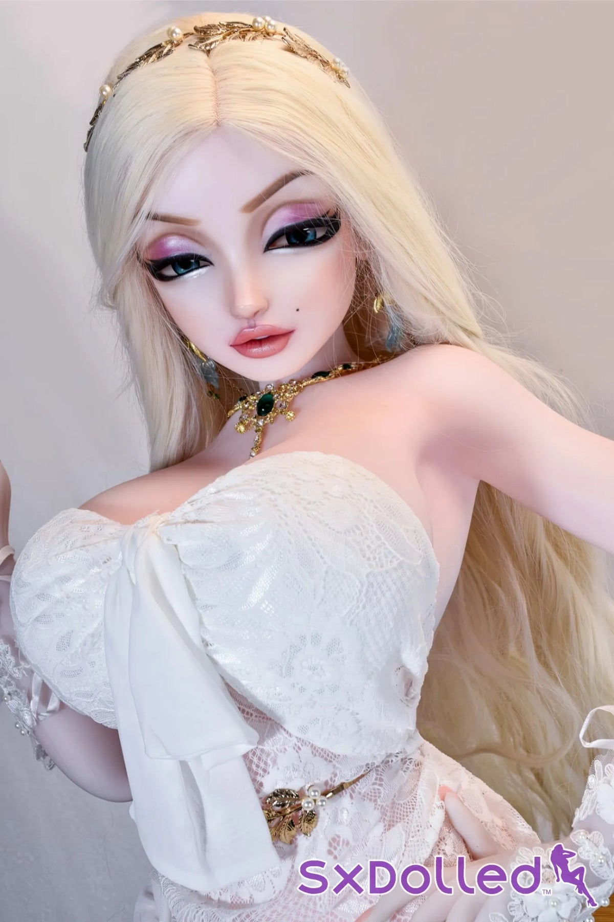 Nathalie Jones (L-Cup) (148cm) | Golden Allure Sex Doll | Elsa Babe Doll - L-Cup / 148cm / Blonde - Sex Doll