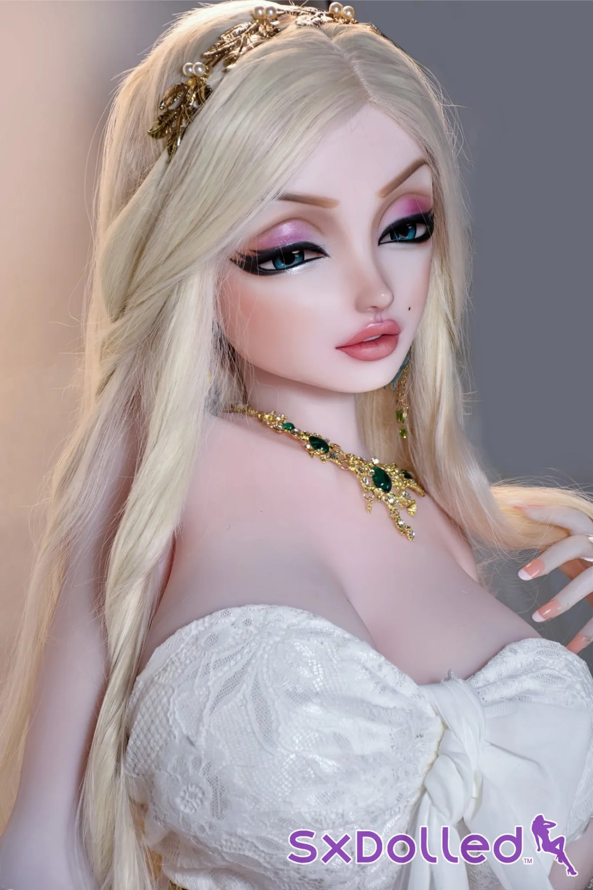 Nathalie Jones (L-Cup) (148cm) | Golden Allure Sex Doll | Elsa Babe Doll - L-Cup / 148cm / Blonde - Sex Doll